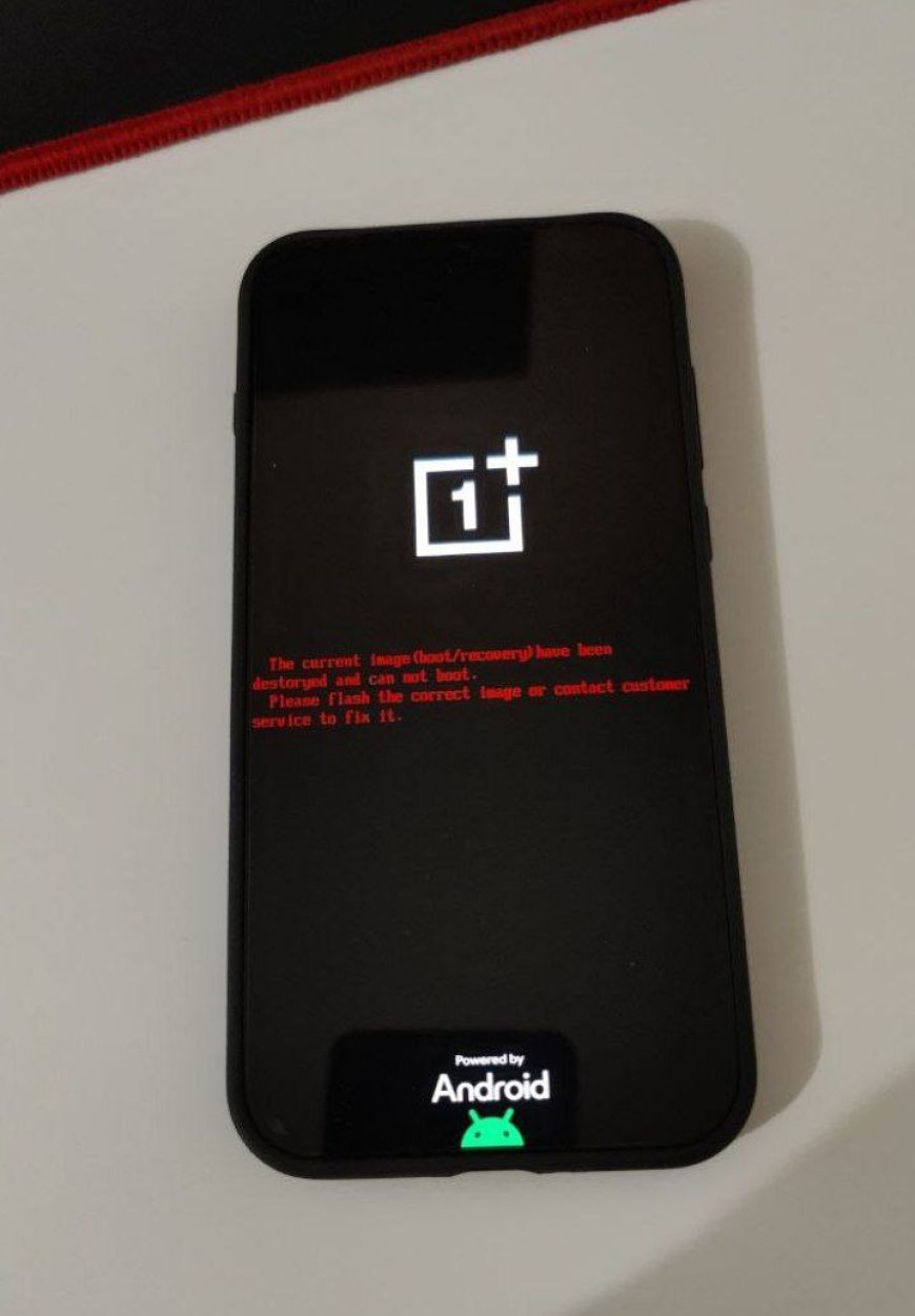 The current image (boot/recovery) has been destroyed and cannot boot - Fix (Solution)